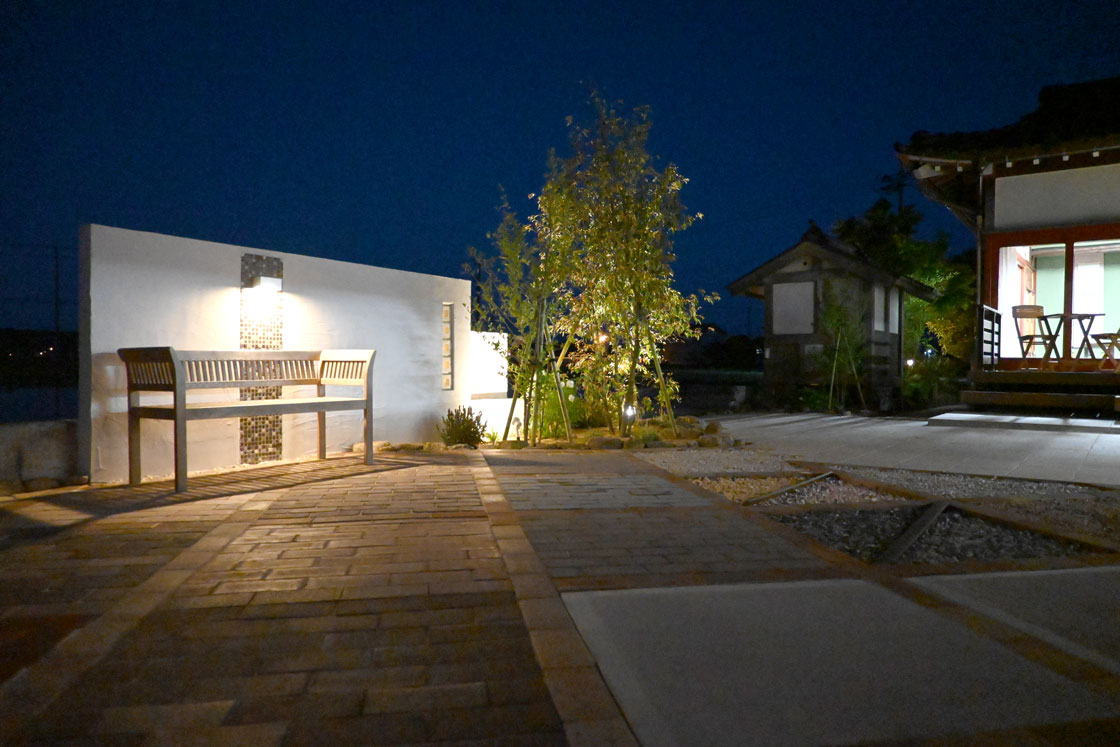 風花トヤマ　展示場　夕景